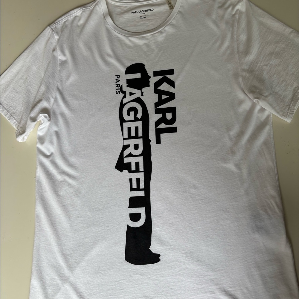 Karl Lagerfeld Men's White T-Shirt